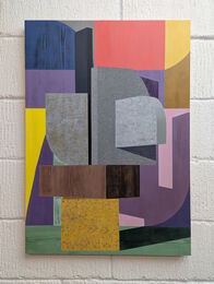 Maquette 4 (Concrete Toucan) - 59.4 x 84.1 cm - Acrylic on panel - 2026