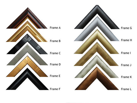 A large selection of frames available.