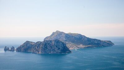 Capri from Sorrento Peninsular