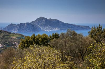 Capri from Sorrento peninsula