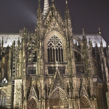 Cologne Cathedral at night