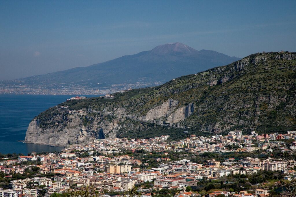 Sorrento with vesuvious