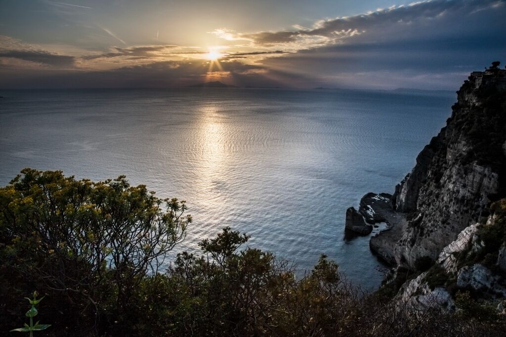 Sunset over Ischia