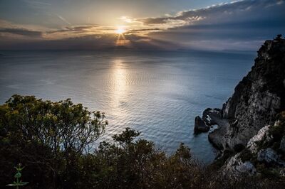 Sunset over Ischia