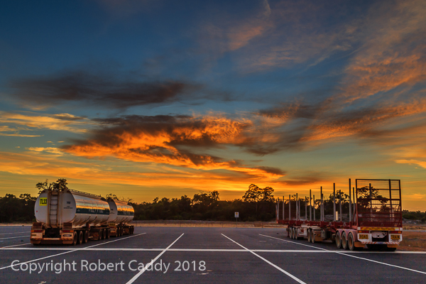 Trucking Sunrise