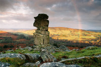 Bowerman's Nose dawn rainbow