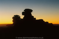 Great Staple Tor sunset