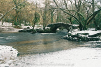 Hisley Bridge in the Lustleigh Cleave
