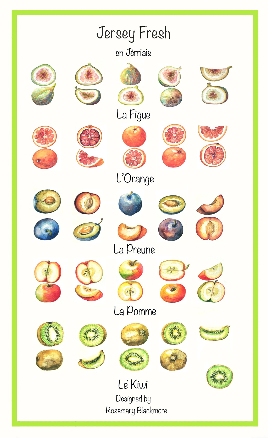 Fruit Tea Towel