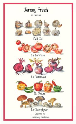 Vegetables Tea Towel