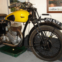 Dad's Bike - with girder forks