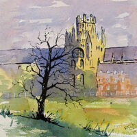 Autumn Sunshine - 6x6" Greetings Card