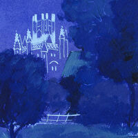 Night Time Cathedral - 4x6" - Greetings Card