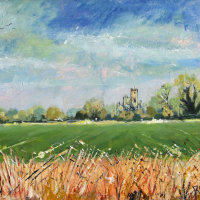 Ely Cathedral from Queen Adelaide Way