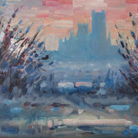 Ely Cathedral from Queen Adelaide Way - 2020