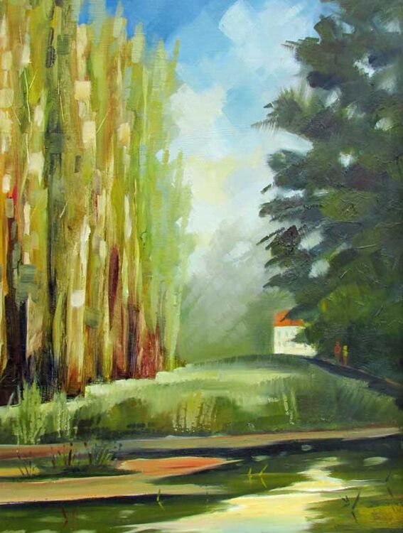 Lode Mill with Polplars