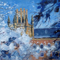 Snowy Octagon - 6x6" - Greeting Card