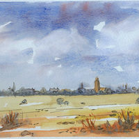 Sutton Church across Fen