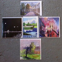 The Ely Set of 5 Cards - images may vary
