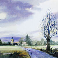 Towards Gt Abington Church