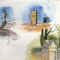 Gatepost and Chimneys - 2016