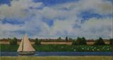 Windmill on the Broads (26x48)