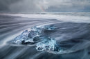 Ice sea and rainbow