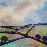 Purple Hedgerows. SOLD