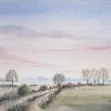 Misty Sunset