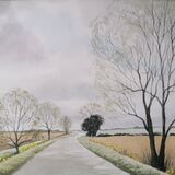 Lane Near Ewerby, Lincolnshire.