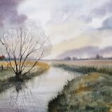 down the river