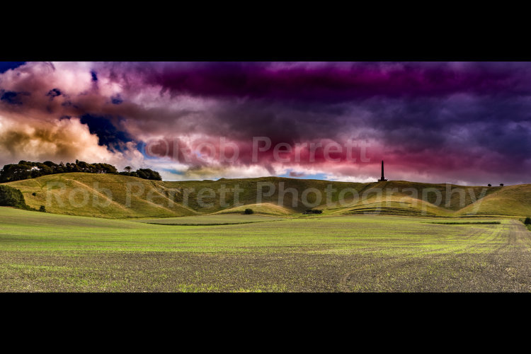 Moody Clouds Over Cherhill White Horse