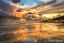 Stormy Sunset at Reeth Bay