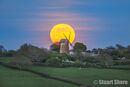 Moonrise over Bembridge Windmill