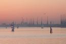 Southampton Docks at Dusk