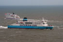 Ferry Traffic off Dover Harbour