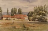 239 Tremolat Dordogne Watercolour 57 x 38 £200.00