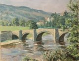 412 Carrog on the Dee Oil 46 x 36 £250