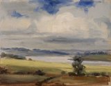 543 Pitsford Water with Tree Oil 25 x 19 £150.00