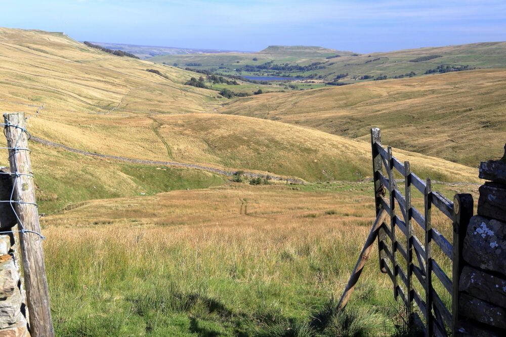 Addlebrough from Bardale, with Semerwater