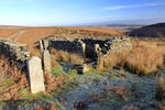 Pock Stones Moor, Nidderdale Ruined building at Harden Gill, Pock Stones Moor
