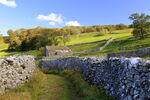 Pike Lane, Langcliffe Ancient track with drystone walls and barn, Pike Lane, Langcliffe