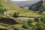 River Swale from Swinner Gill in Kisdon Gorge