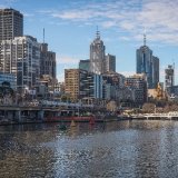 Melbourne Skyline from the Yarra River