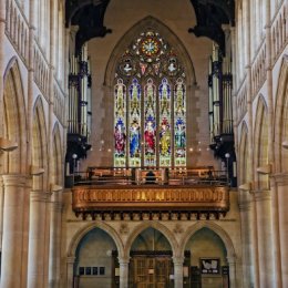 Organ Loft Sacred Heart Cathedral Bendigo