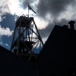 Poppet Head at Central Deborah Mine Bendigo