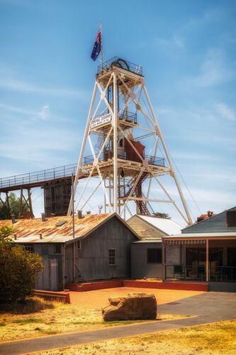 Central Deborah Mine Bendigo Victoria Australia