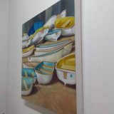 Canvas with white deep edge