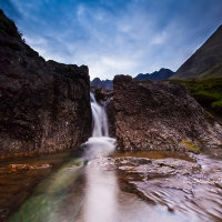 Fairy Pool Cascade, Skye