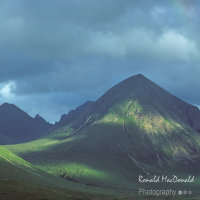Sunshafts on Marsco, Isle of Skye